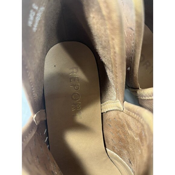 Report Women’s Davidson Tan Brown Ankle  Bootie Shoe Size 6 LEATHER - Picture 7 of 15
